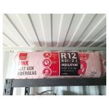 Bag of pink R12 insulation