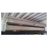 Metal truck tool box.