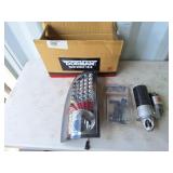 Tail light assembly, rubber hood catch, and