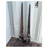 Pair of sign posts. 3ft high