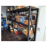 Metal shelving unit