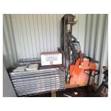 BT pallet truck with charger.