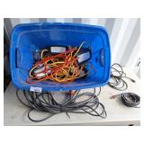 Extension cords, hdmi cords, electrical lighting