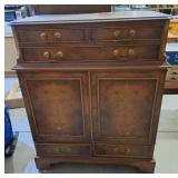 Entertainment cabinet. Needs cleaning