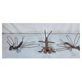 Railroad Tye Folk Art Insects
