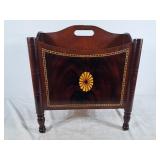Vintage Wooden Magazine Holder