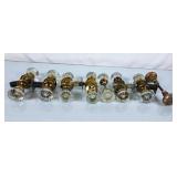 Collection of Vintage Glass Door Knobs