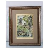 Lyons "Victoria Hall, Petrolia" Print -