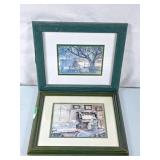 Pair of Trish Romance Prints - 12"Hx14"W
