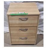 Petite modern 3 drawer storage cabinet