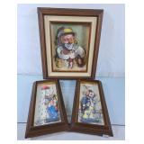 Vintage Arthur Sarnoff 3D "Rolo the Clown" Print