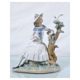 Vintage Nao by Lladro "Girl with Dove" Figurine -