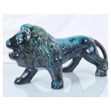 Blue Mountain Pottery Style Lion Figurine - 9"H
