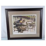 Pierre Girard "Reflections" Duck Print 32"Wx28"H