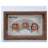 Korean Masks Shadow Box - 11.5"x8"