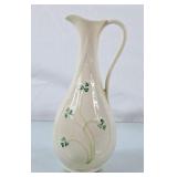 Beautiful Belleek Pitcher - Small Hairline Crack