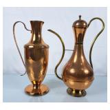 Lovely Copper Coffee Pot & Water Pitcher