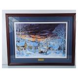 Lovely Peter Robson "Winter Warmth" Numered Print