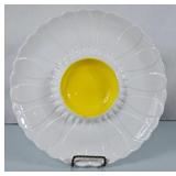MCM Daisy by Shafford Serving Plate - Chip on