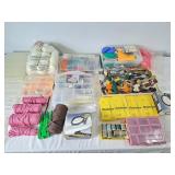 Tote sewing  thread, yarn, supplies 2 illuminated
