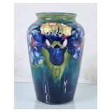 Stunning Moorcroft 6"H Tapered Vase - Iris &