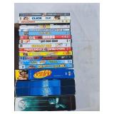 Assortment of Movie and TV Show Discs