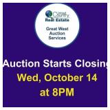 Online Biding Starts Closing Wednesday Oct 14 @