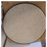 36" round folding card table
