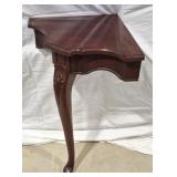 Wooden corner shelf. 17" l x 22" w x 30" h