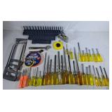 Socket Trays, Assortment of Screwdrivers,