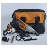 RIDGID 1/2" Hammer Drill &  Carrying Bag. Tested