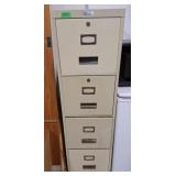 Commander 4 drawer filing cabinet. 15" l x 18" d