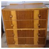 Mid-century modern 4-drawer chest of drawers,