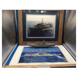 USS Spiegel grove, USS Nevada art and model