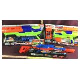 Nerf & 2 Air Warriors Toy Guns