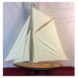 Wonderful Wood Model Sailboat