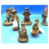 6 Small & Medium Size Tom Clark Gnomes