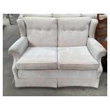 Nice Loveseat Reupholstered by Eubanks Custom