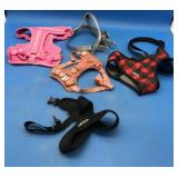 Box Of 5 Various Sized Used Dog Harnesses