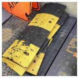 Four Rubber Speed Bumps