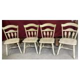Very Nice Set Of Four Painted Chairs
