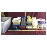 Lot of Assorted Tupperware