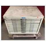 Nice Little Printers Tray Cabinet by Foster