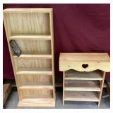 Solid Wood CD/DVD Rack & Solid Wood Table