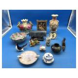 Variety of Small Decorative Cabinet Items