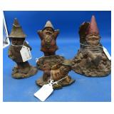 4 Various Size Tom Clark Gnomes