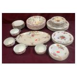 Various Dishes Including Sago Dresdenia, Noritake