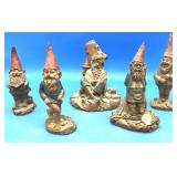 4 Tom Clark Gnomes & His Rip Van Winkle + A Gnome