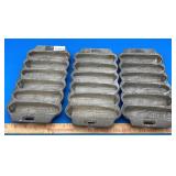 3 Cast Iron Corn Holders