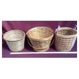 Three Woven Basket- Widest One Is Bradford